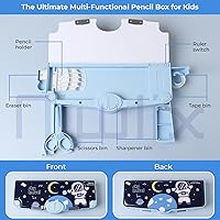 Niwlix Pencil Box for Kids Compass Box for Kids Boys Girls Pencil